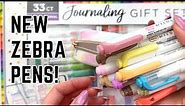 Costco Journaling Gift Set 33 Markers, Brush Pens, Mildliners, Journal, Washi Tape