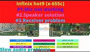 Infinix hot 9 (x655c) mic not working || speaker problem || receiver solution || full detail video