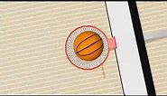 Basketball 3D animation, with textures and illumination. Made in Autodesk Maya. - Test