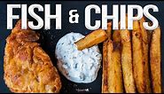 Homemade Fish and Chips Recipe | SAM THE COOKING GUY 4K