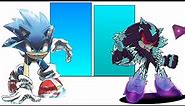 Sonic The Hedgehog Vs Mephiles The Dark Power Levels Over The Years