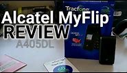 Alcatel MyFlip Review - Model A405DL for TracFone.