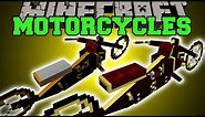 Minecraft: MOTORCYCLES (HAVE EPIC MOTORCYCLE RACES!) Mod Showcase