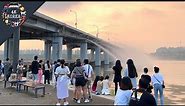 4K KOREA | Seoul Evening Walk | Banpo Hangang Park | Jul.2022