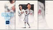 How to Create Professional Sport Poster Design - #photoshop Tutorials