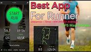 Running Dastance Tracking + KM + Time + Map + GPS || BEST APP FOR RUNNERS || must use of the app