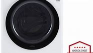 LG 2.4 Cu. Ft. White Smart Wi-Fi Enabled Compact Front Load Washer With Built-In Intelligence - WM1455HWA