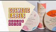Cosmetic Label Design: the complete design guide