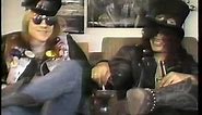 Guns 'n Roses interview (Axl and Slash) on Headbangers Ball (1988)