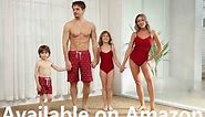 DUOLZ Cute Family Swimsuits Matching Set Try On Haul 2022 New Bathing Suits Wish Swimwear Collection
