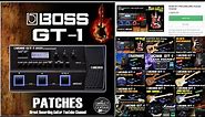BOSS GT1 Patches - Guitar Presets