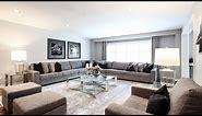 Cozy Grey Living Room Makeover Transformation + Design Tips | Kimmberly Capone Interior Design