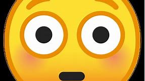 What Does 😳 Flushed Face Emoji Mean?