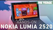 Nokia Lumia 2520 tablet hands-on preview