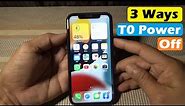 How to Switch off/Power off iPhone XR | iPhone 10 XR Switch off (3 Way)