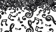 Music Confetti Music Note Cutouts Black Musical Confetti Notes for Music Party Recital Reception Baby Shower Wedding and Birthday Party Decoration (3000)