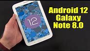 Install Android 12 on Galaxy Note 8.0 (LineageOS 19) - How to Guide!