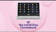 HP 14a 14" Chromebook - Intel® Celeron®, 64 GB eMMC, White - Product Overview