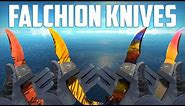 CS:GO - Falchion Knives - All Skins Showcase | Все Скины Falchion Knives