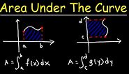 Finding The Area Under The Curve Using Definite Integrals - Calculus