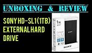 Sony HD SL1 (1TB) External Hard Drive || Unboxing & Review || OutOfTheBoxInd!a