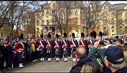 HD - Notre Dame Marching Band Step Off March to the Stadium - Fight Song (HD Version)