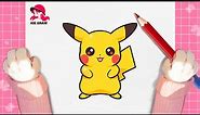 How To Draw Pikachu | Pokemon | Cách Vẽ Pikachu
