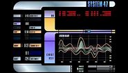 Star Trek The Next Generation LCARS Display Screensaver 10 Hours