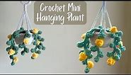 Crochet Mini Hanging Plant Tutorial