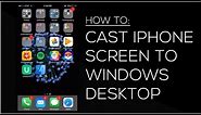 How to mirror iPhone/iPad/iPod Touch screen to a Windows PC