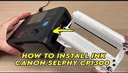 Canon Selphy CP1300 Printer: How to Install Ink Cartridge