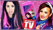 Demi Lovato "Secret Color" Hair Extensions Tutorial: Real Life Review FAIL!