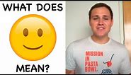 What Does the Slightly Smiling Face Emoji Mean? | Emojis 101