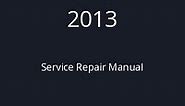 2013 Nissan Pathfinder Service Repair Manual PDF | ServicingManuals