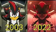 Evolution of Shadow The Hedgehog in Movies & TV (2003-2022)