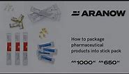 How to package pharmaceutical products into stick pack | an650H | an1000H
