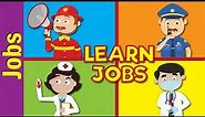 Jobs and Occupations for Kids | What Does He/She Do? | Kindergarten, EFL and ESL | Fun Kids English