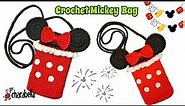 Crochet Bag Tutorial || How to Crochet Mickey Mouse Bag || Crochet Mickey Mouse Phone Pouch