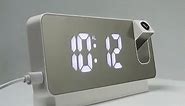 180° Routable with USB Charger Desktop Clocks Large LED Screen Alarm Clock Display