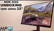 HP Unboxing 2022 - New gaming monitor 32 inch (QHD 165Hz)