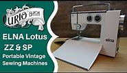 Elna Lotus ZZ and SP Portable Vintage Sewing Machine - A competitor to the Singer Featherweight?