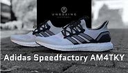 Adidas Speedfactory AM4TKY ‘Ftwrwht/Cblack’ | UNBOXING & ON FEET | running shoes | 2018