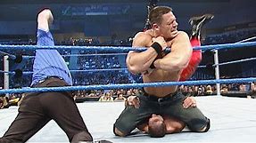 John Cena’s first match in jean shorts: SmackDown, Jan. 9, 2003