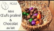 Recette Oeufs chocolat praliné // Technique de chocolatier
