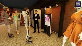 Virtual Mirror | Augmented Reality | Virtual Clothes | Smart Mirror | Fashion Mirror 3D Animation