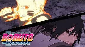 Naruto and Sasuke vs Momoshiki | Boruto: Naruto Next Generations