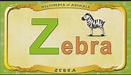 Multipedia of Animals. Letter Z - Zebra
