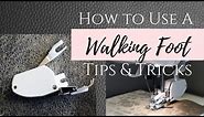 How to Use a Walking Foot Sewing Machine Attachment and How To Install