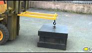 Forklift Hook Attachment - www.forklift-attachments.co.uk