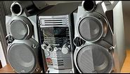 JVC CA-HXz1 gigatube shelf system with DVD playback Home Stereo System. TESTED!!!